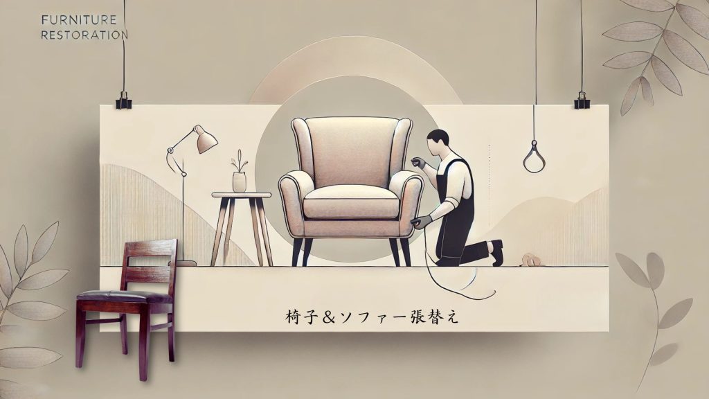 椅子、ソファー張替えバナー